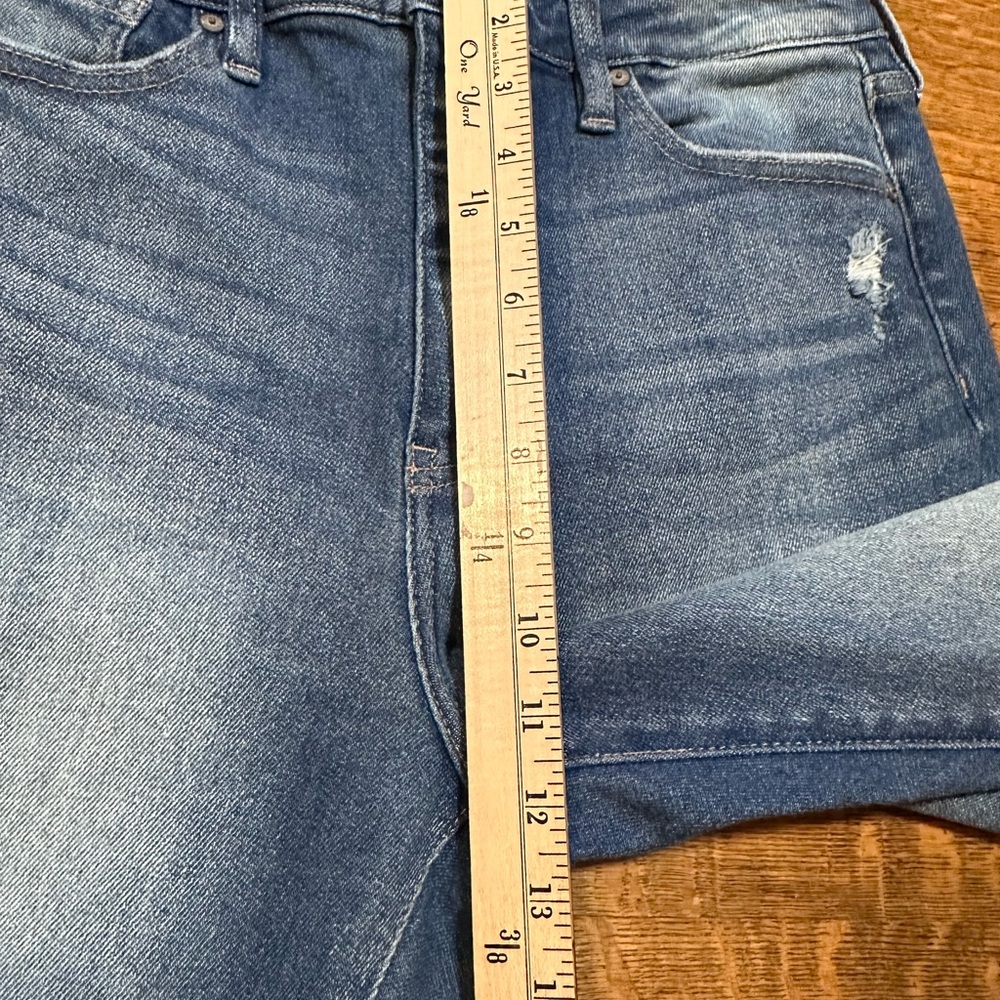 Kancan‎ women’s jeans sz 29 raw hem distressed high rise - Picture 6 of 9